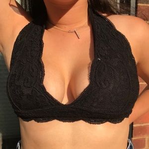 Black lace Bralette